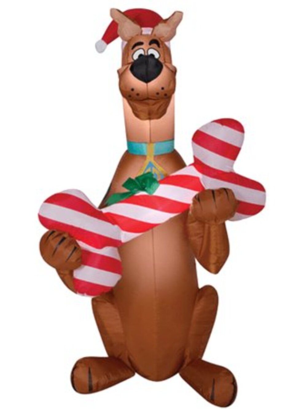Gemmy Scooby Doo in Santa Hat Air blown Inflatable 5 Foot